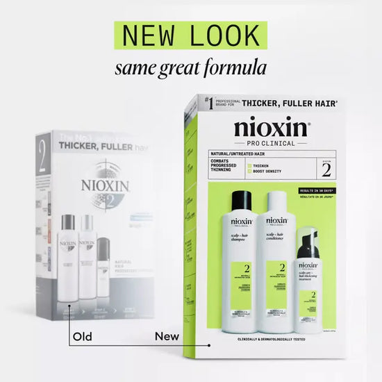 Nioxin kit 2 Shampoo + Balsamo + Lozione