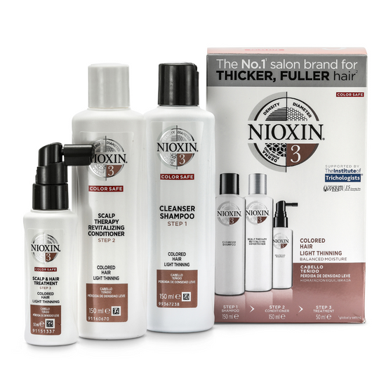 Nioxin kit 3 Shampoo + Balsamo + Lozione