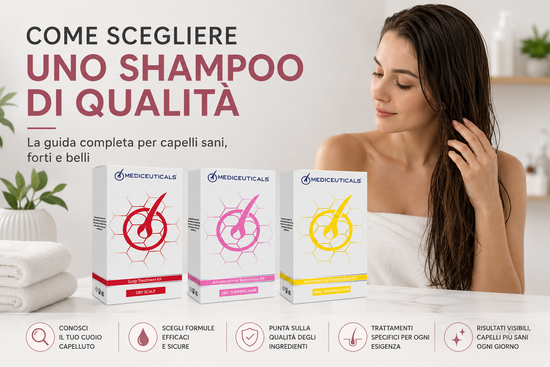 shampoo di qualità infografica