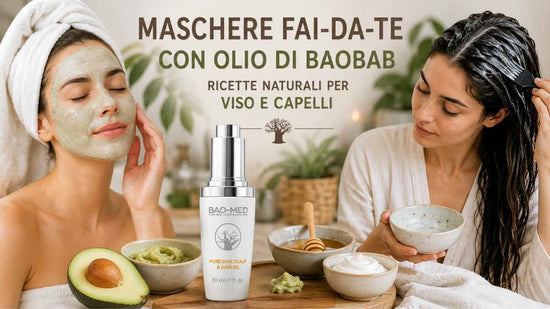 maschere fai da te con l'olio di baobab