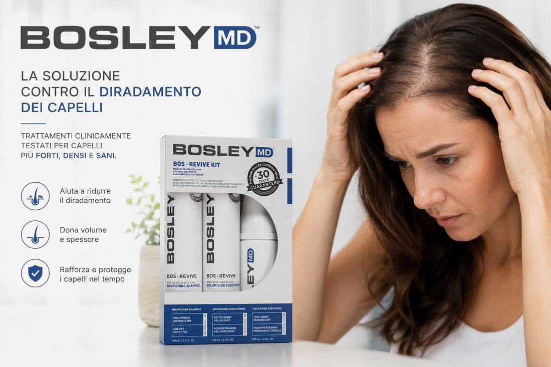 marchio Bosley per prodotti per capelli