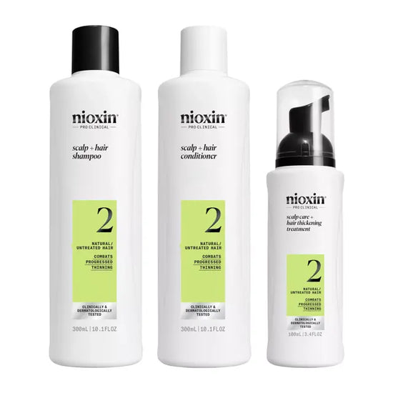 Nioxin kit 2 Shampoo + Balsamo + Lozione