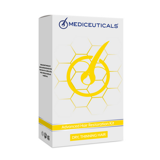 Mediceuticals Kit Curativo Diradamento Capelli Secchi